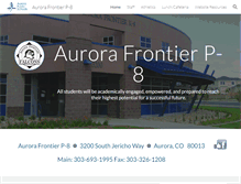 Tablet Screenshot of frontier.aurorak12.org