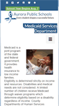 Mobile Screenshot of medicaid.aurorak12.org