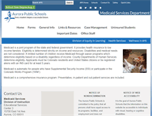 Tablet Screenshot of medicaid.aurorak12.org