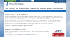 Desktop Screenshot of payroll.aurorak12.org