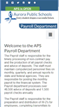 Mobile Screenshot of payroll.aurorak12.org