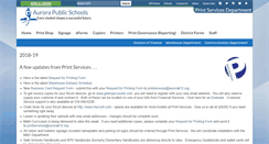 Desktop Screenshot of printservices.aurorak12.org