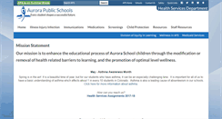 Desktop Screenshot of health.aurorak12.org