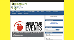 Desktop Screenshot of clydemiller.aurorak12.org