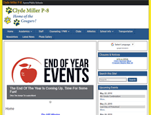 Tablet Screenshot of clydemiller.aurorak12.org