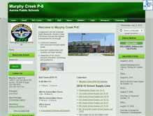 Tablet Screenshot of murphycreek.aurorak12.org