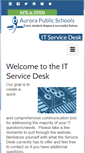 Mobile Screenshot of helpdesk.aurorak12.org