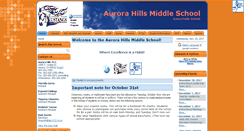 Desktop Screenshot of ahills.aurorak12.org