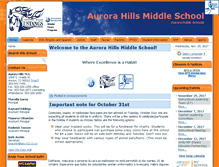 Tablet Screenshot of ahills.aurorak12.org