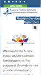 Mobile Screenshot of nutrition.aurorak12.org