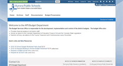 Desktop Screenshot of budget.aurorak12.org