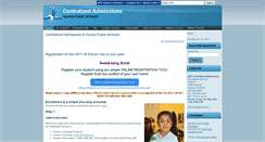 Desktop Screenshot of admissions.aurorak12.org